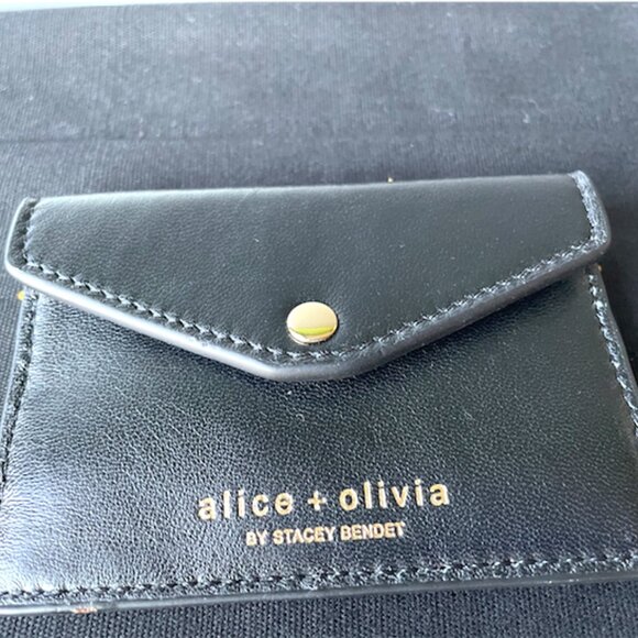 Alice + Olivia | Leather Printed Compact Wallet - Picture 12 of 13